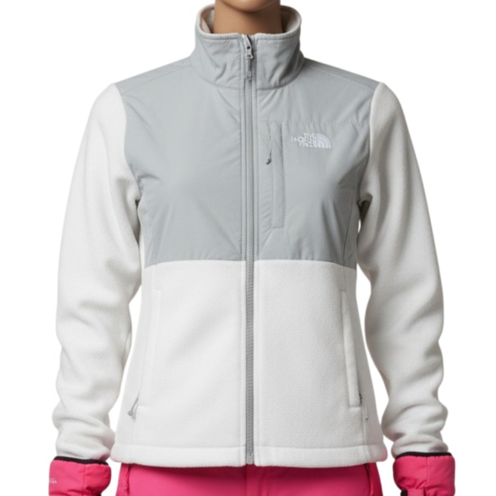 The North Face Denali Fleece Jacket Women's Small S Polartec Black F14 Zip-In